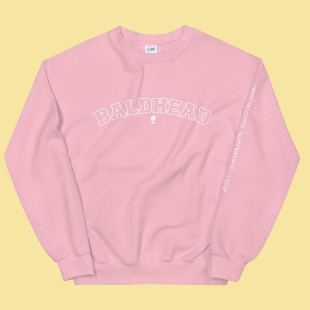 The Baldie Revolution Pink Crew Neck - Baldhead